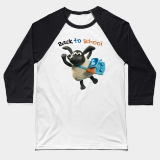 Classic Shaun Cartoon The Sheep TV Series Baseball T-Shirt